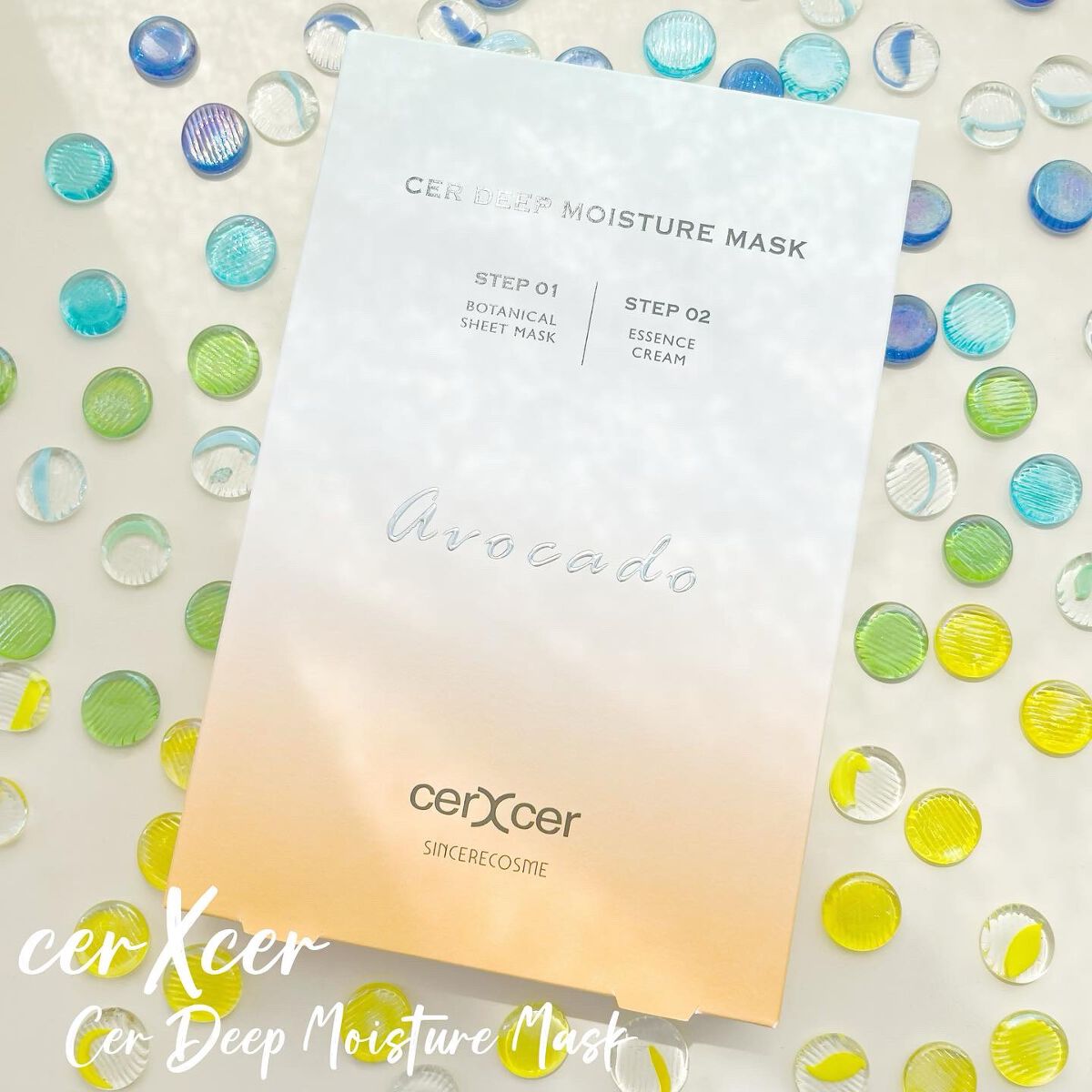 ディープモイスチャー マスク　(ケアクリーム付き)/cerXcer/シートマスク・パックを使ったクチコミ（1枚目）