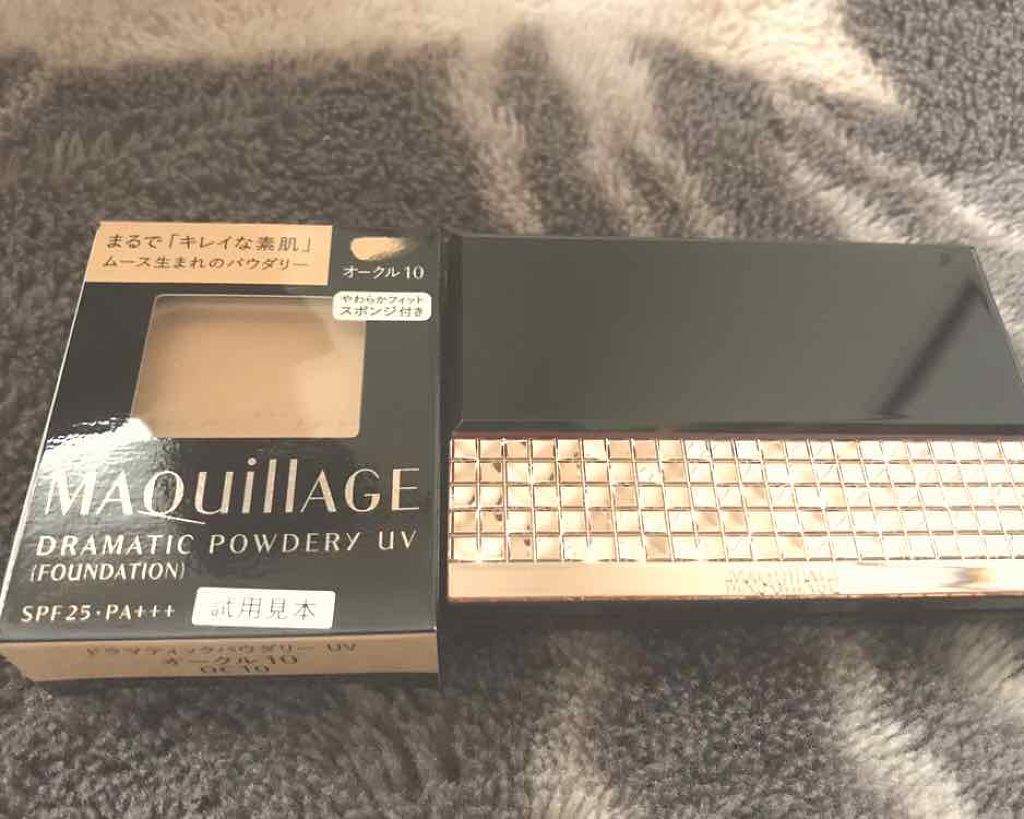 ドラマティックパウダリー UV/マキアージュ/パウダーファンデーションを使ったクチコミ（2枚目）