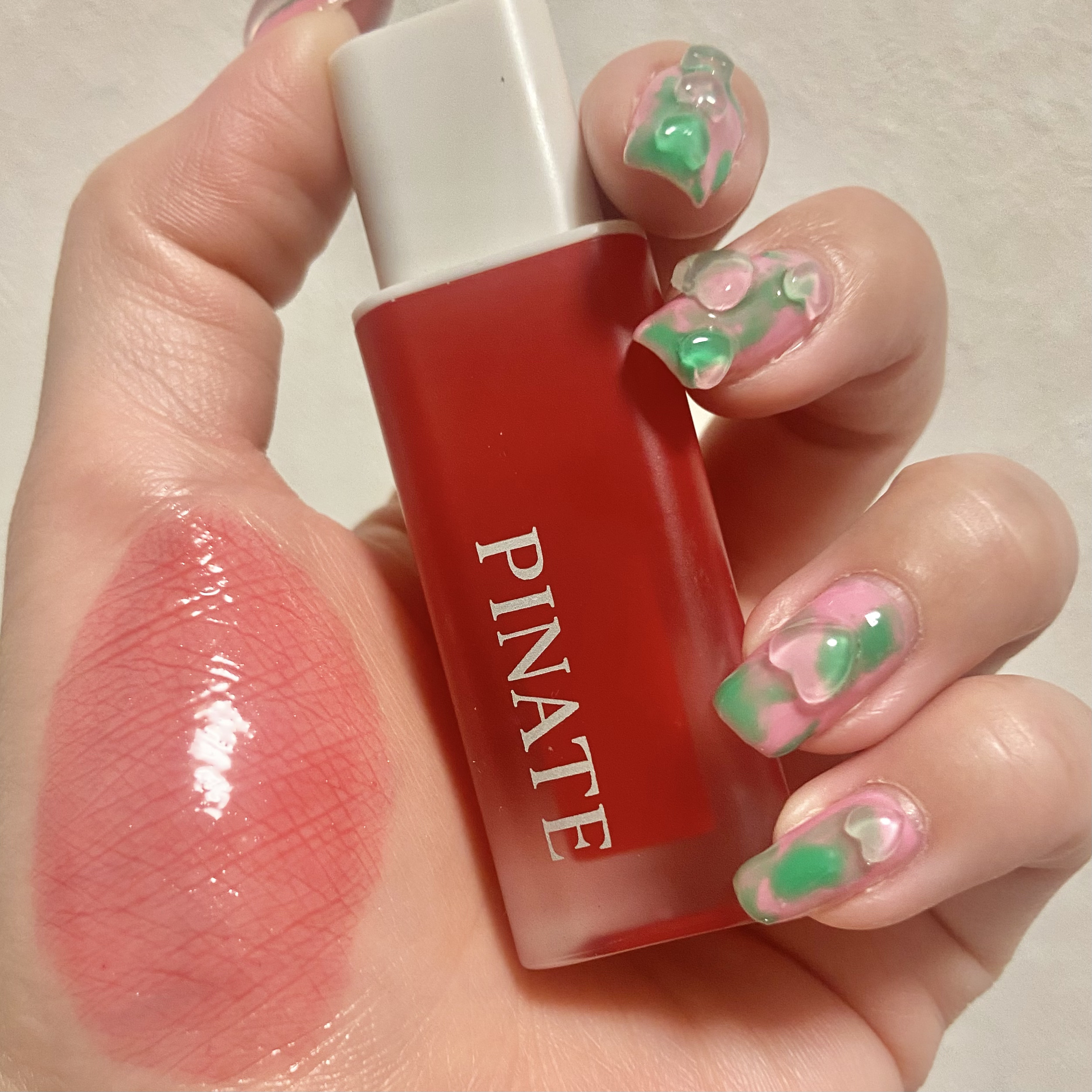 ナチュラルブルームリップオイルセラム 3色セット/PINATE/リップグロスを使ったクチコミ（3枚目）