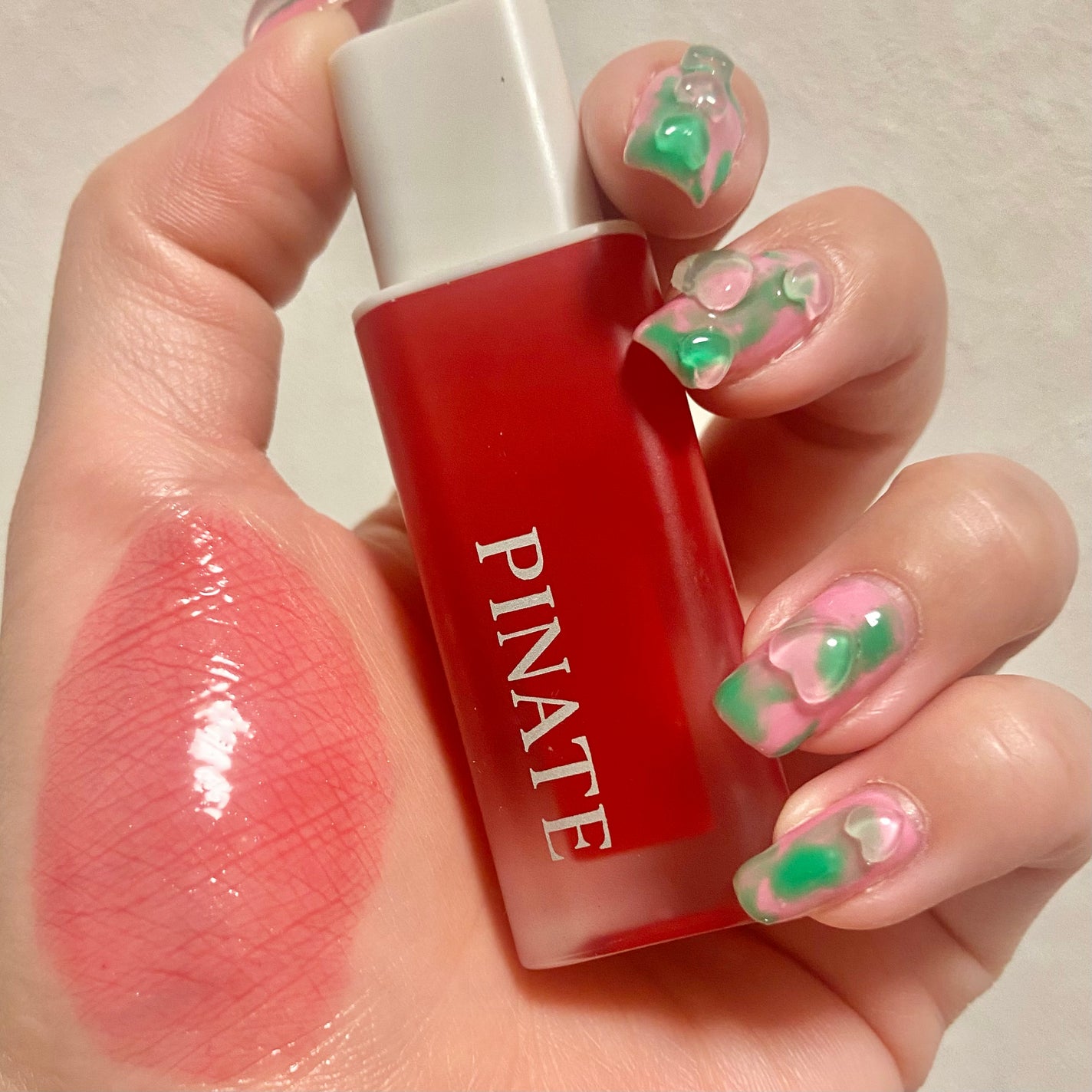 ナチュラルブルームリップオイルセラム 3色セット/PINATE/リップグロスを使ったクチコミ(3枚目)