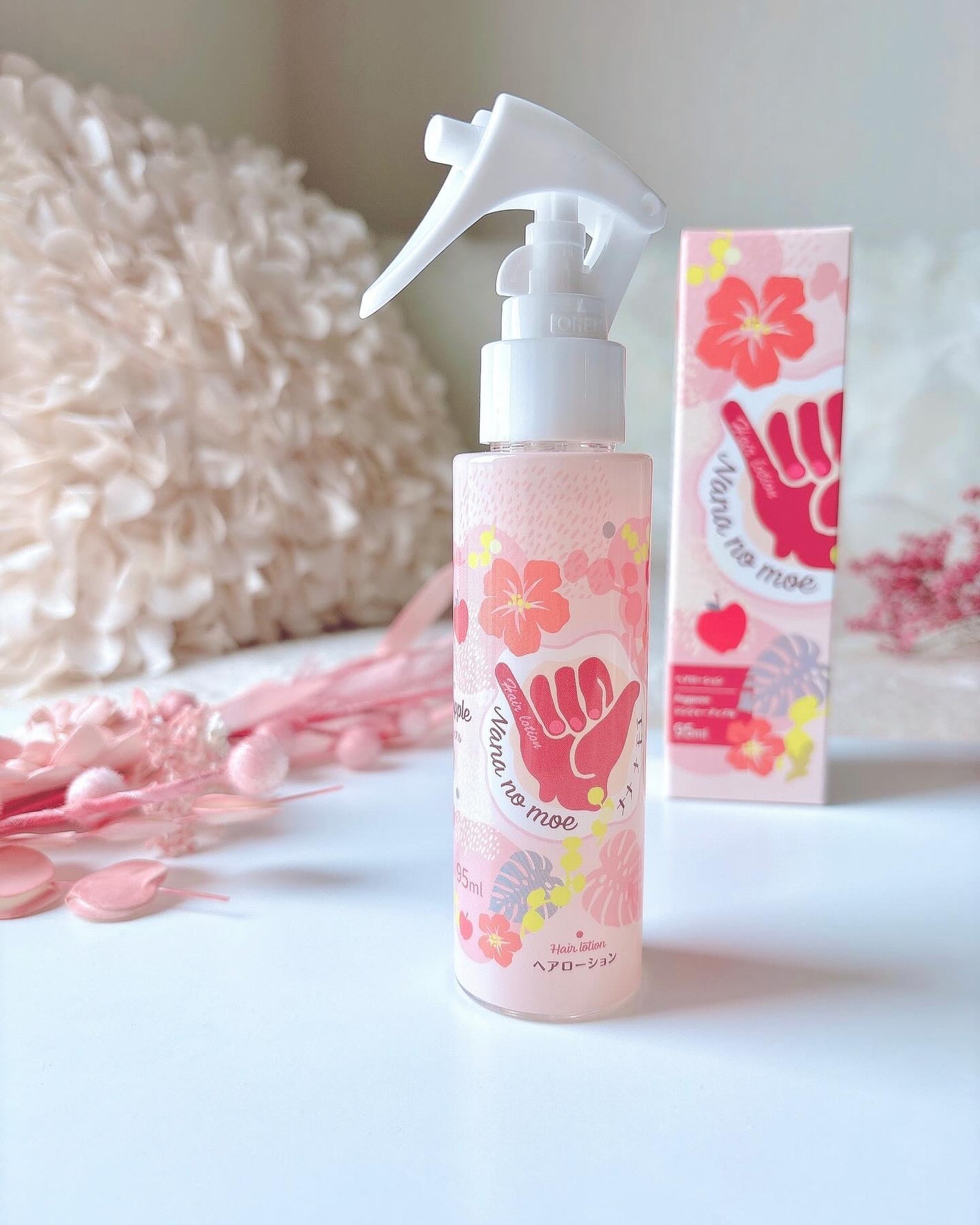 ナナナモエ ヘアローション ジンジャーアップル/nananamoe/アウトバストリートメントを使ったクチコミ(3枚目)