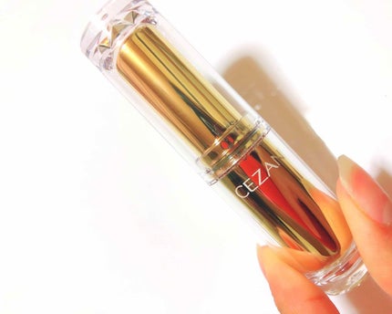 ラスティンググロスリップ/CEZANNE/口紅を使ったクチコミ(4枚目)