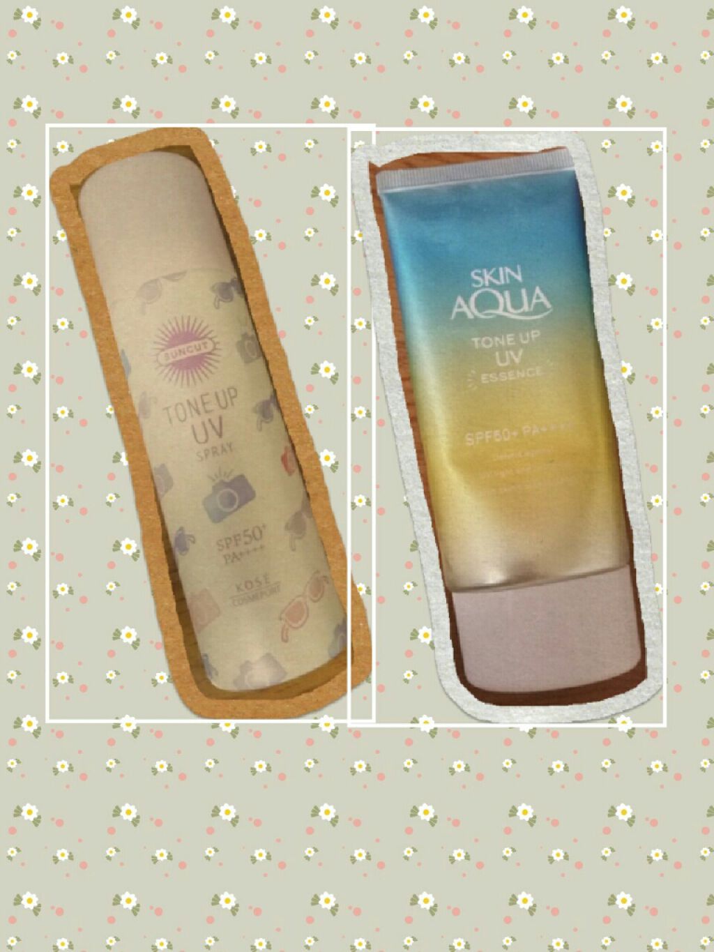 スキンアクア トーンアップUVエッセンス/スキンアクア/日焼け止めクリームを使ったクチコミ(1枚目)