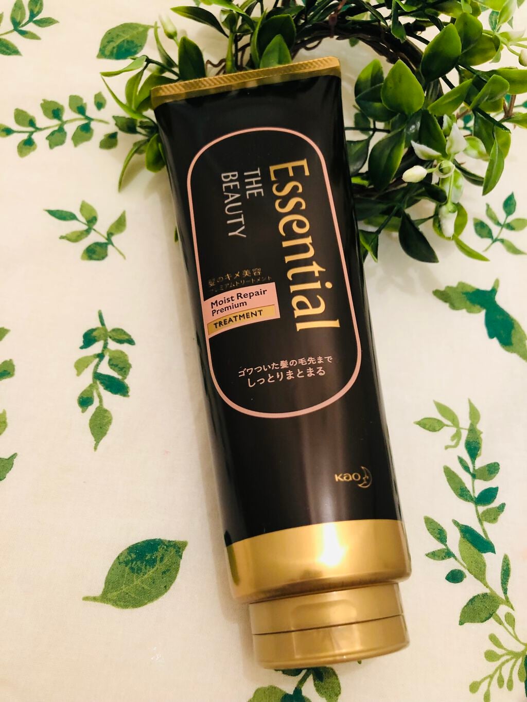 THE BEAUTY 髪のキメ美容プレミアムトリートメント<モイストリペアプレミアム>/エッセンシャル/洗い流すヘアトリートメントを使ったクチコミ(1枚目)