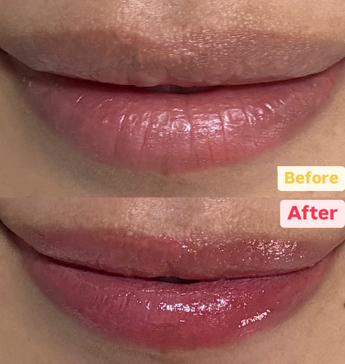 フルーティントブーケ 02 ベイビーポピー/RICAFROSH/リップティントを使ったクチコミ（2枚目）