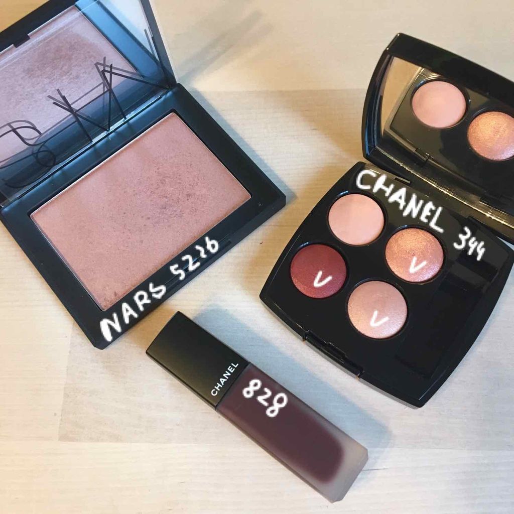 ルージュ アリュール インク フュージョン 828 ルージュ ヌワール(数量限定)/CHANEL/口紅を使ったクチコミ（1枚目）