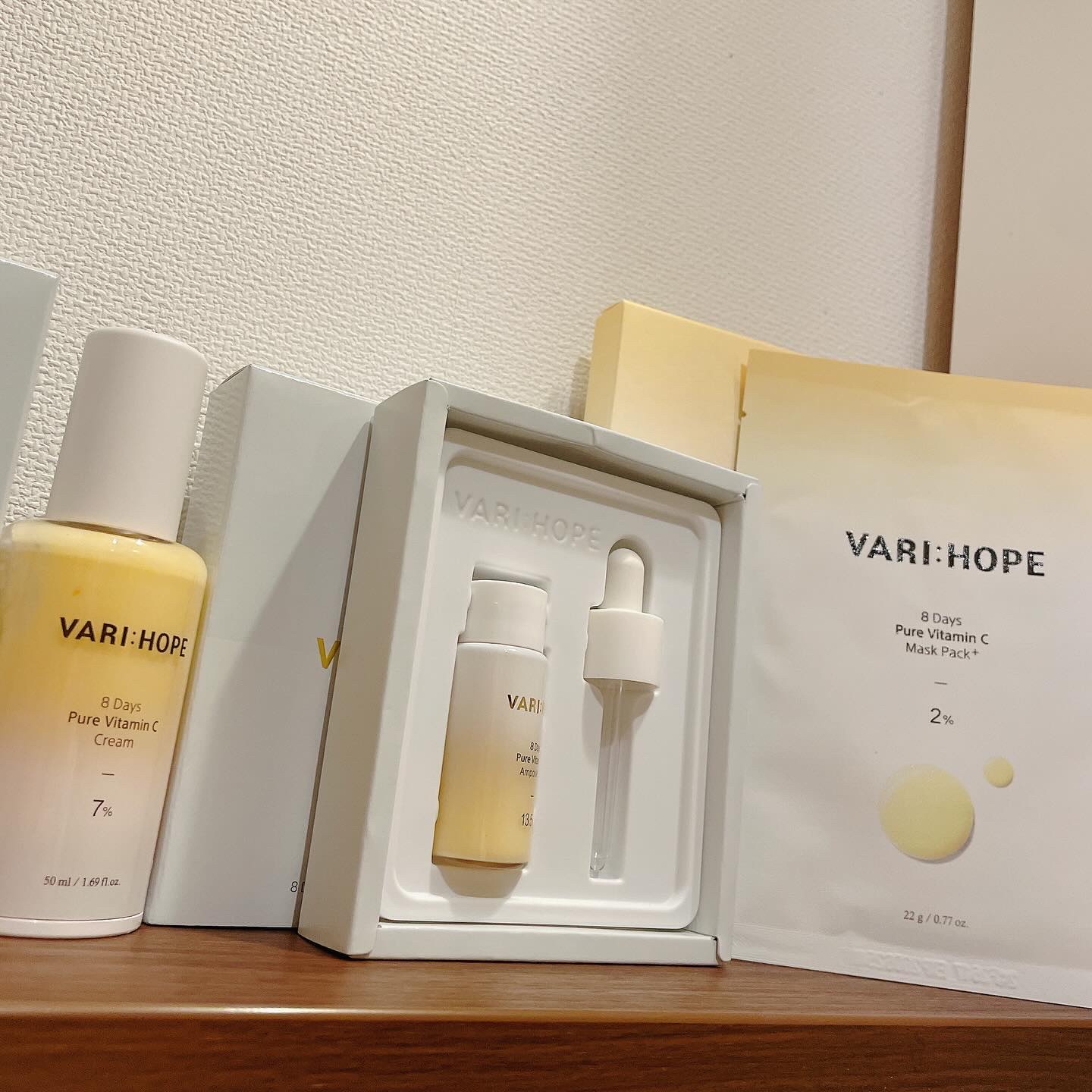 ８デイズ ピュアビタミンCクリーム/VARI:HOPE/フェイスクリームを使ったクチコミ（1枚目）