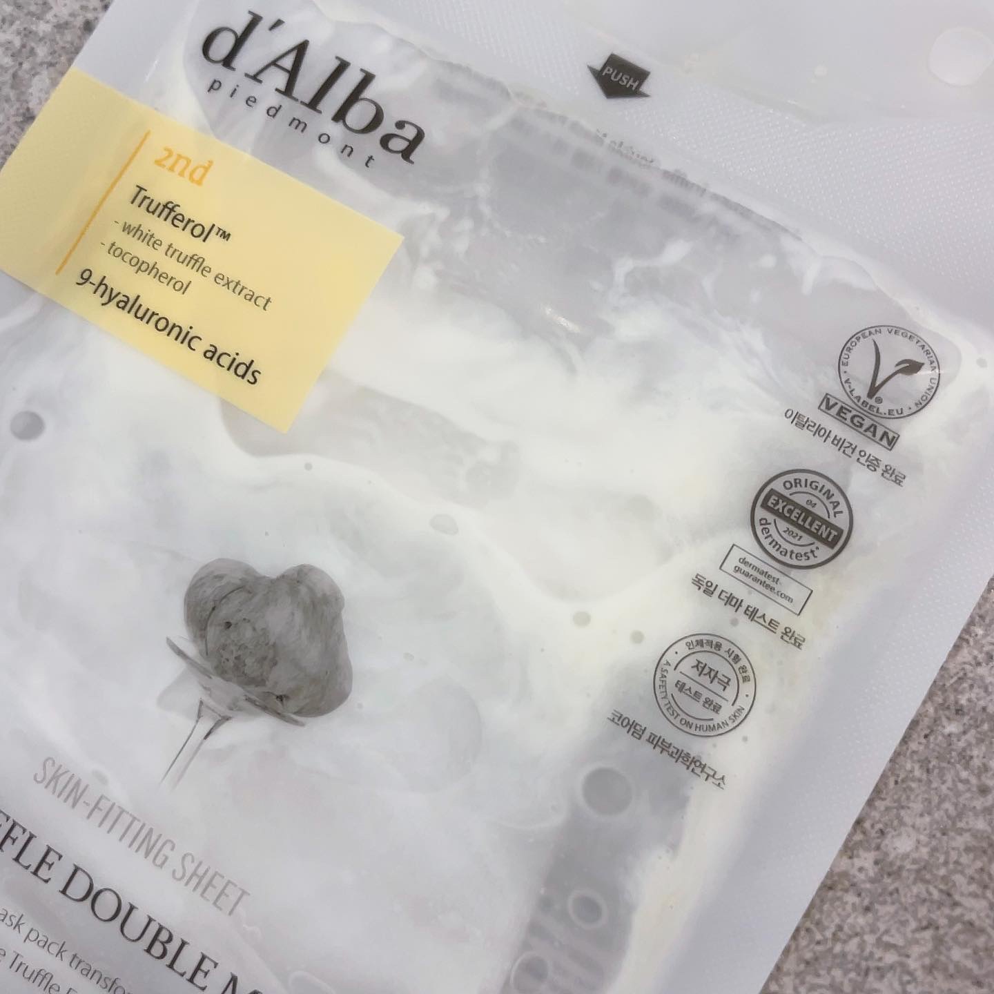 ホワイトトリュフダブルマスクパック(鎮静/保湿) /ダルバ/シートマスク・パックを使ったクチコミ（3枚目）