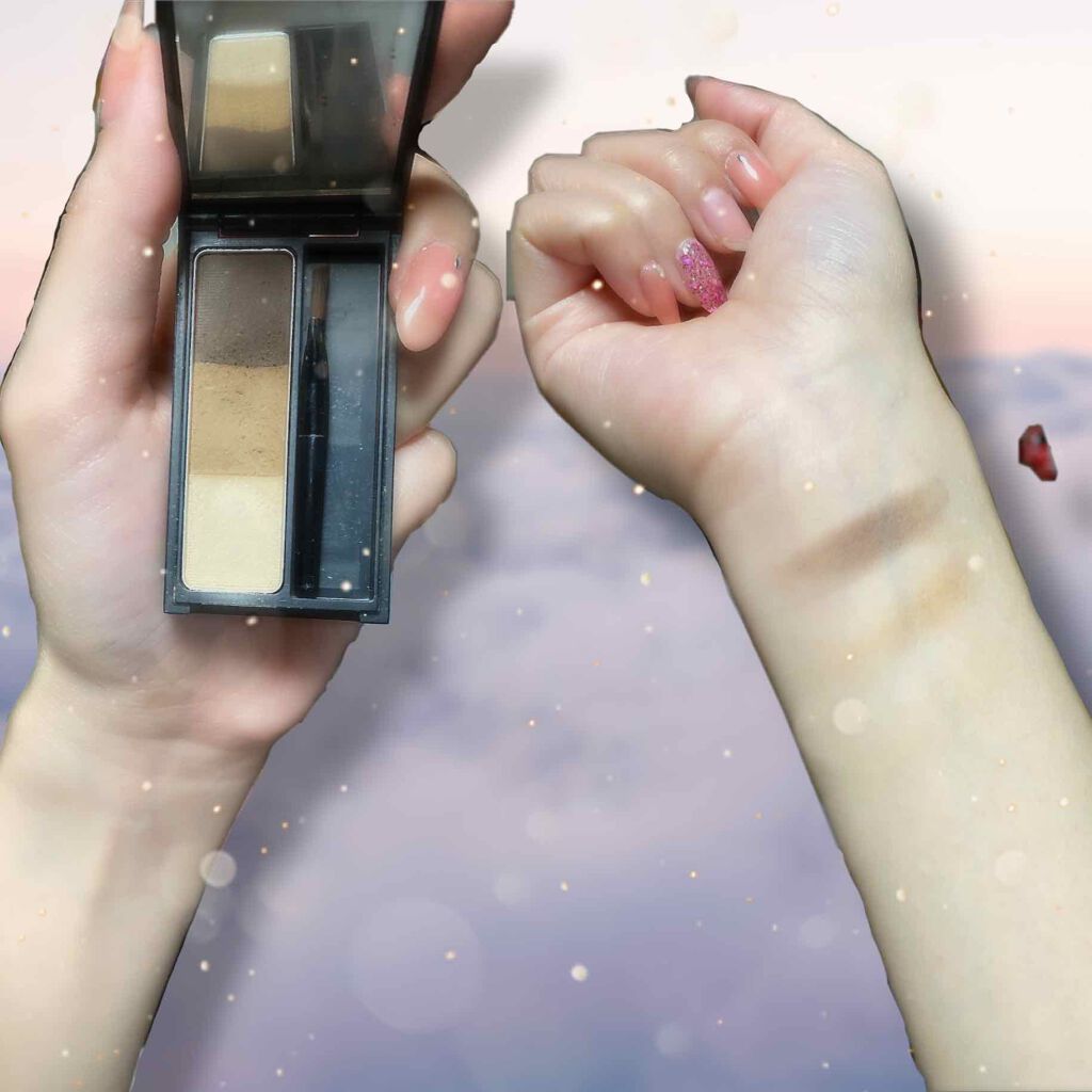 UR GLAM　EYEBROW POWDER/U R GLAM/パウダーアイブロウを使ったクチコミ（2枚目）