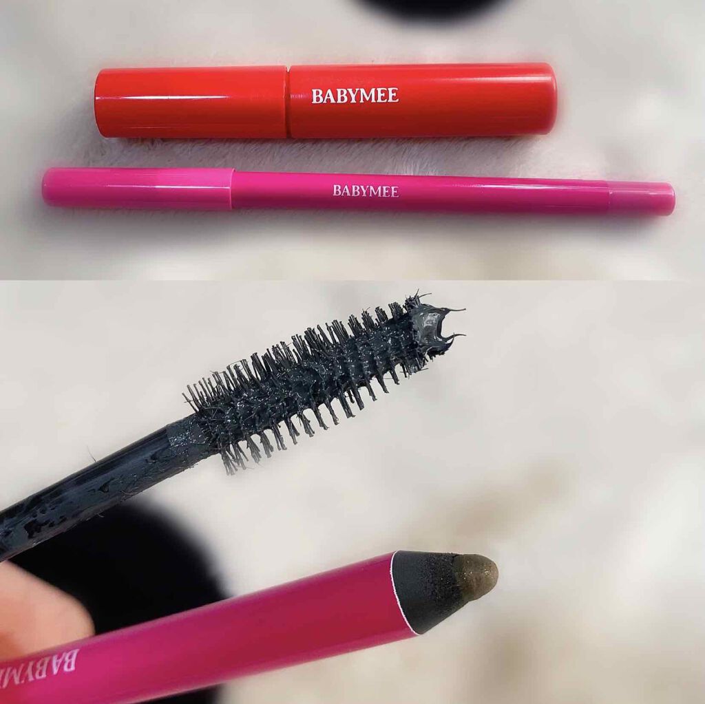 ニュアンスカラーマスカラ/BABYMEE/マスカラを使ったクチコミ（3枚目）