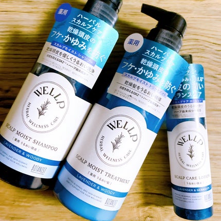 薬用スカルプケアシャンプー/トリートメント モイスト/WELLP/市販シャンプーを使ったクチコミ(4枚目)