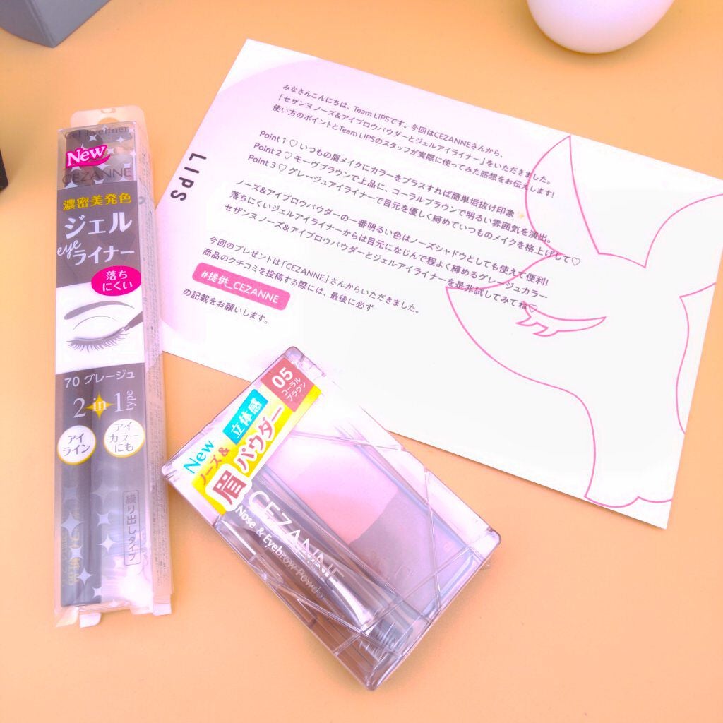 ノーズ&アイブロウパウダー/CEZANNE/パウダーアイブロウを使ったクチコミ(1枚目)