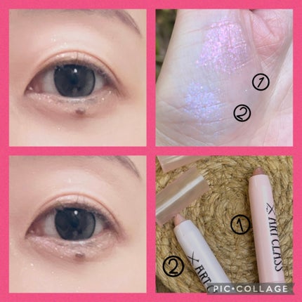 アートクラス アイグリッツ/too cool for school/スティックアイシャドウを使ったクチコミ(3枚目)