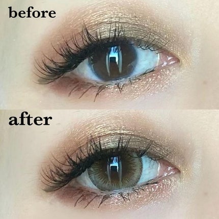 ウルルモ/ULULUMO by Motecon/カラーコンタクトレンズを使ったクチコミ(4枚目)