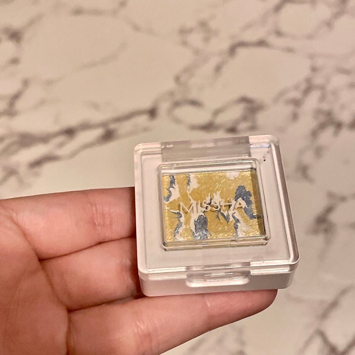 グリッタープリズム シャドウ マーブル/MISSHA/単色アイシャドウを使ったクチコミ(1枚目)