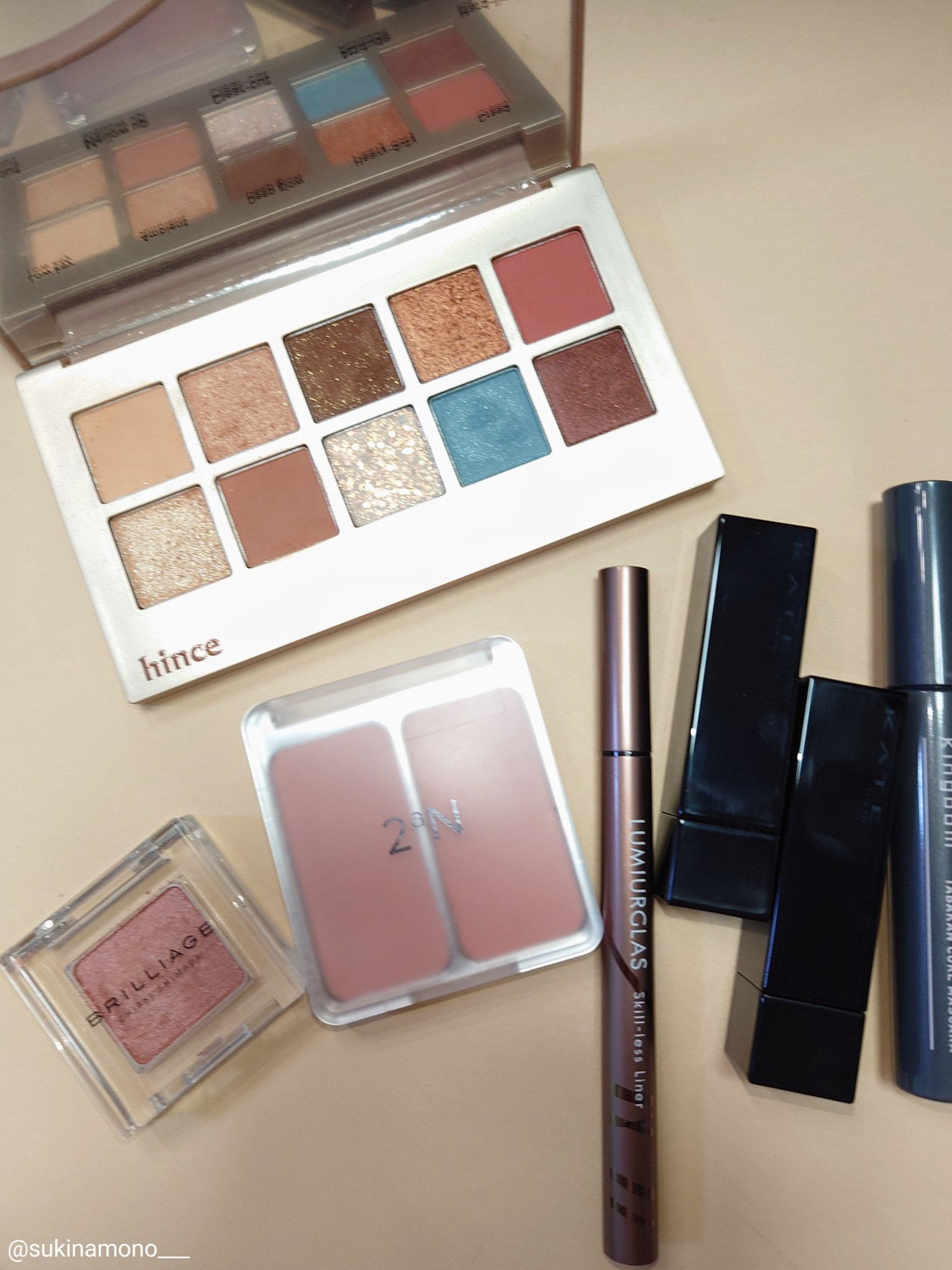ニューデップスアイシャドウパレット/hince/アイシャドウパレットを使ったクチコミ（3枚目）