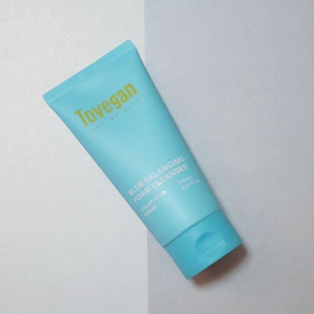 カラーフードシリーズブルーバランシングフォームクレンザー/Tovegan/洗顔フォームを使ったクチコミ(4枚目)