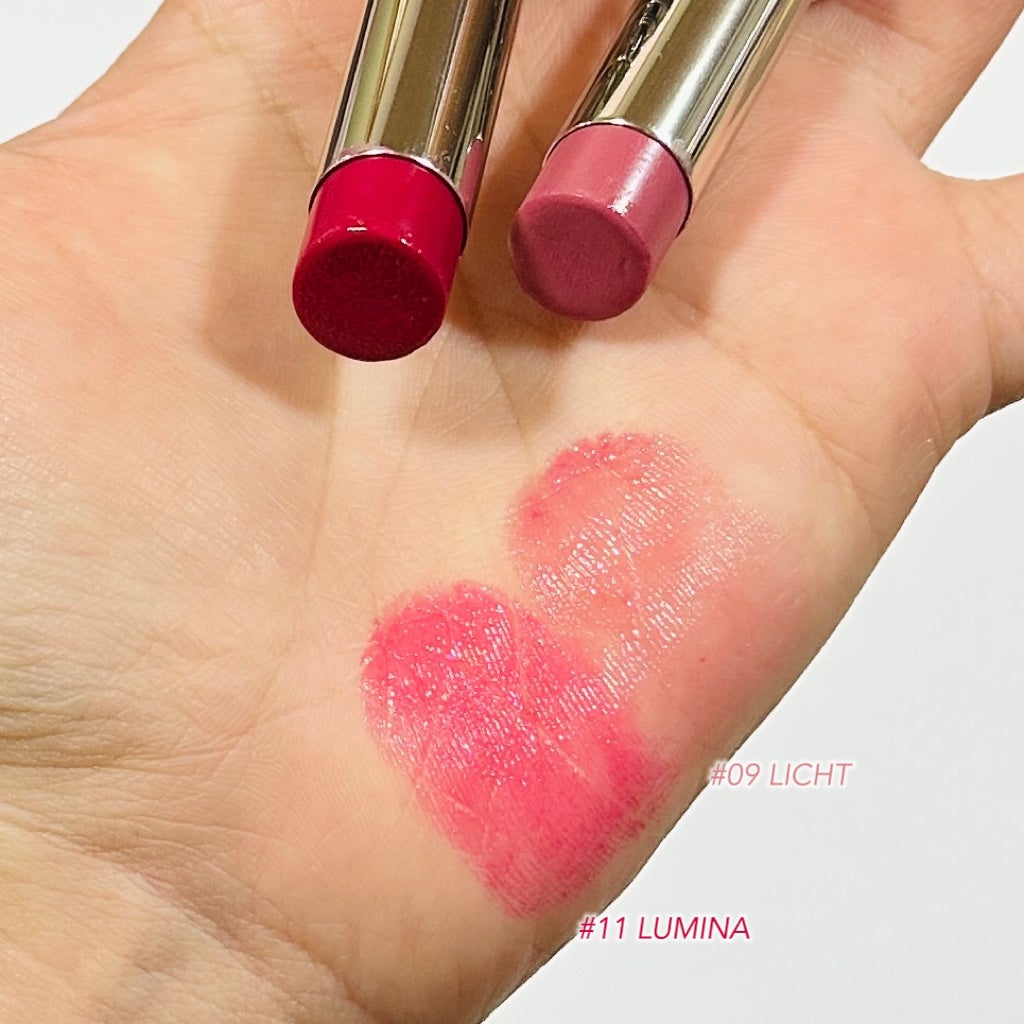 MELTING FIT SHINE BALM/Lummir/口紅を使ったクチコミ(3枚目)