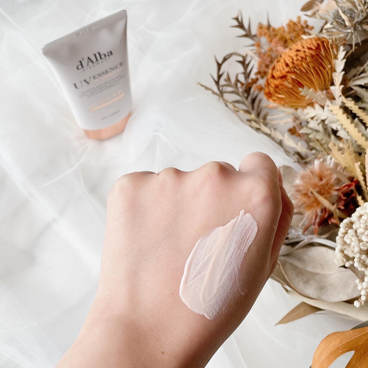 ウォータフルトーンアップサンクリーム/ダルバ/日焼け止めクリームを使ったクチコミ(2枚目)