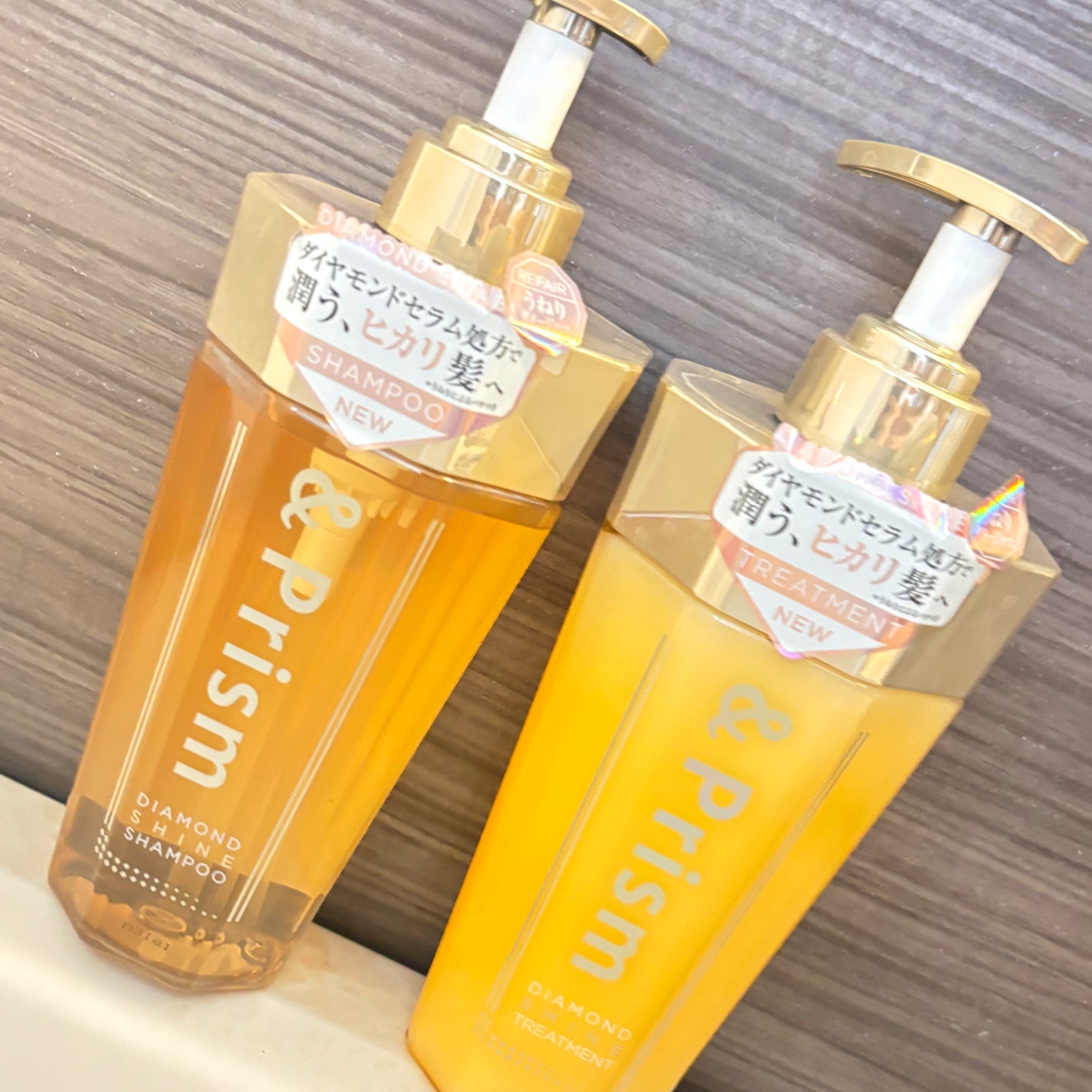 DIAMOND SHINE シャンプー/ヘアトリートメント/&Prism/市販シャンプーを使ったクチコミ(1枚目)