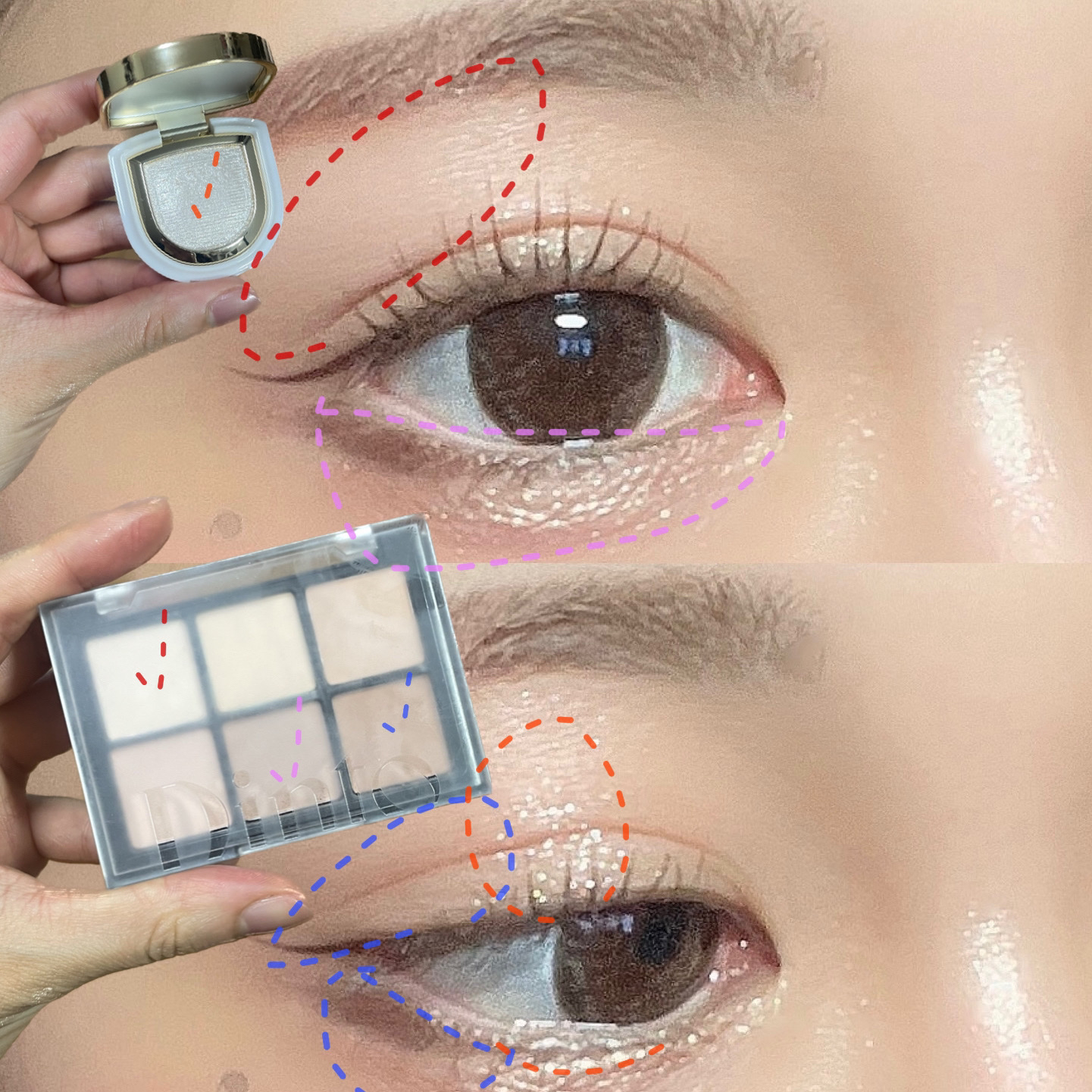 PERFECT DIARY (パーフェクトダイアリー)オートクチュール「タッチ」シングルアイシャドウ/PERFECT DIARY/単色アイシャドウを使ったクチコミ（3枚目）