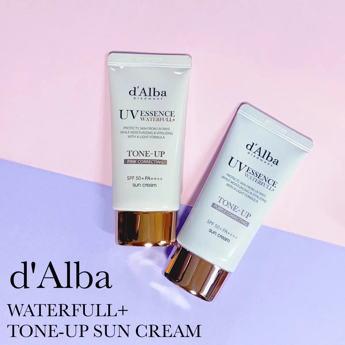 ダルバ ウォータフル トーンアップ サンクリーム(パープル)/ダルバ/日焼け止めクリームを使ったクチコミ（1枚目）