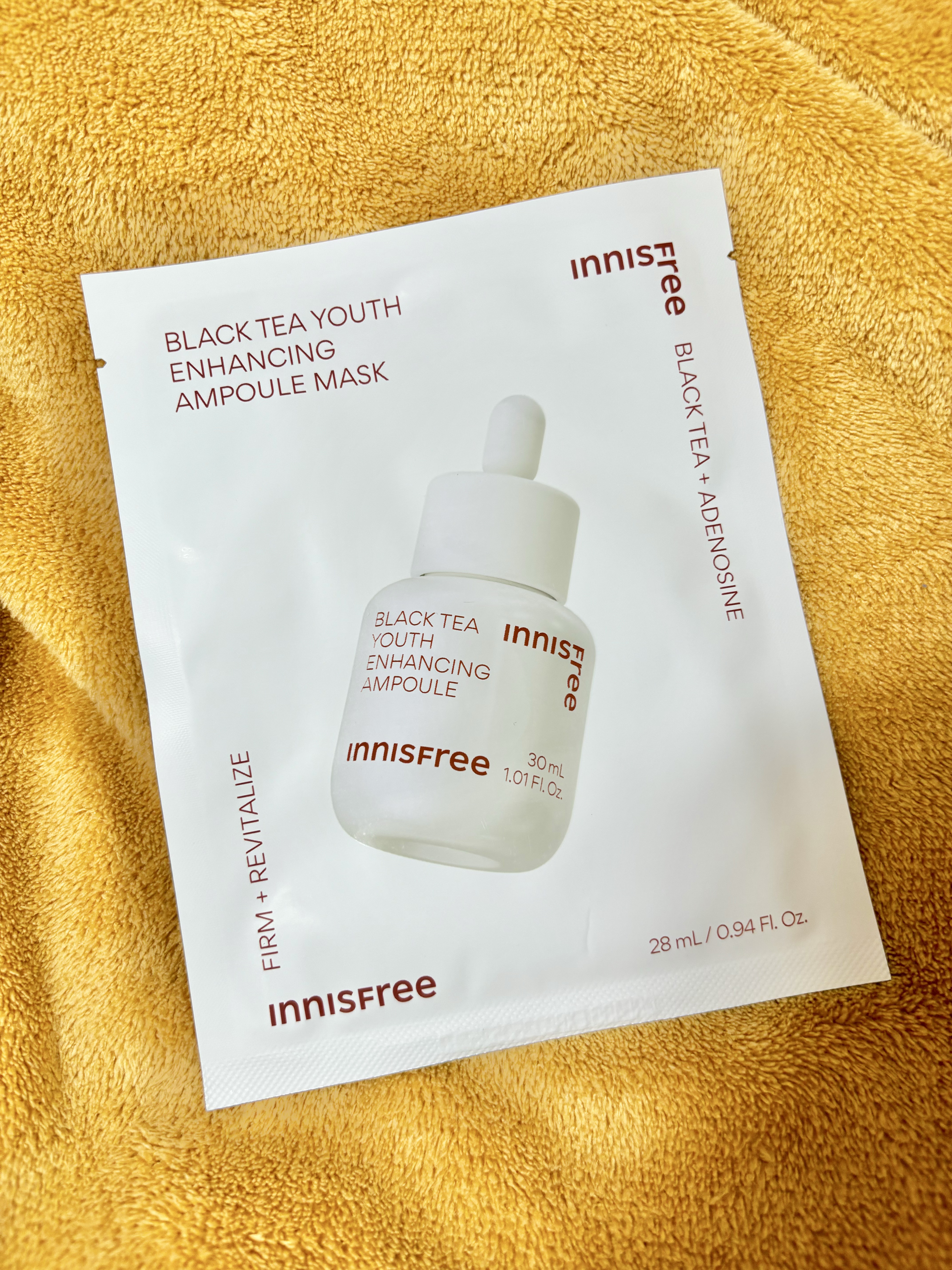 ブラックティー　ユース　マスクシート/innisfree/シートマスク・パックを使ったクチコミ（1枚目）