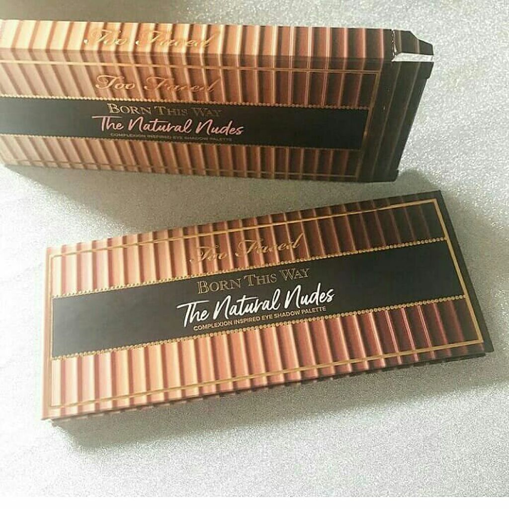 ボーン ディス ウェイ ザ ナチュラル ヌード アイシャドウ パレット/Too Faced/アイシャドウパレットを使ったクチコミ（3枚目）
