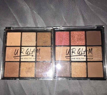 UR GLAM　BLOOMING EYE COLOR PALETTE/U R GLAM/パウダーアイシャドウを使ったクチコミ（1枚目）