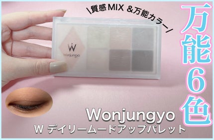 ウォンジョンヨ W デイリームードアップパレット /Wonjungyo/アイシャドウパレットを使ったクチコミ(1枚目)
