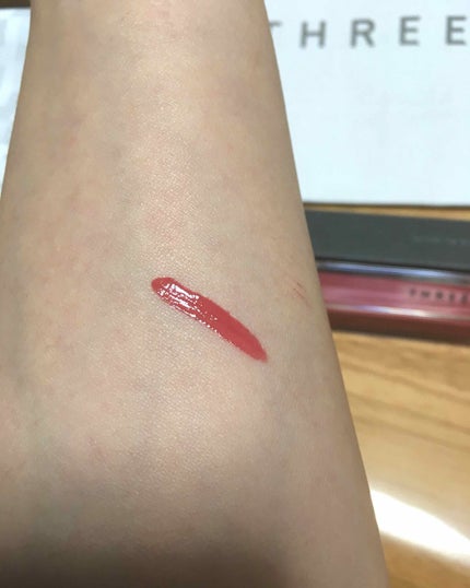 リリカルリップブルーム/THREE/口紅を使ったクチコミ(2枚目)