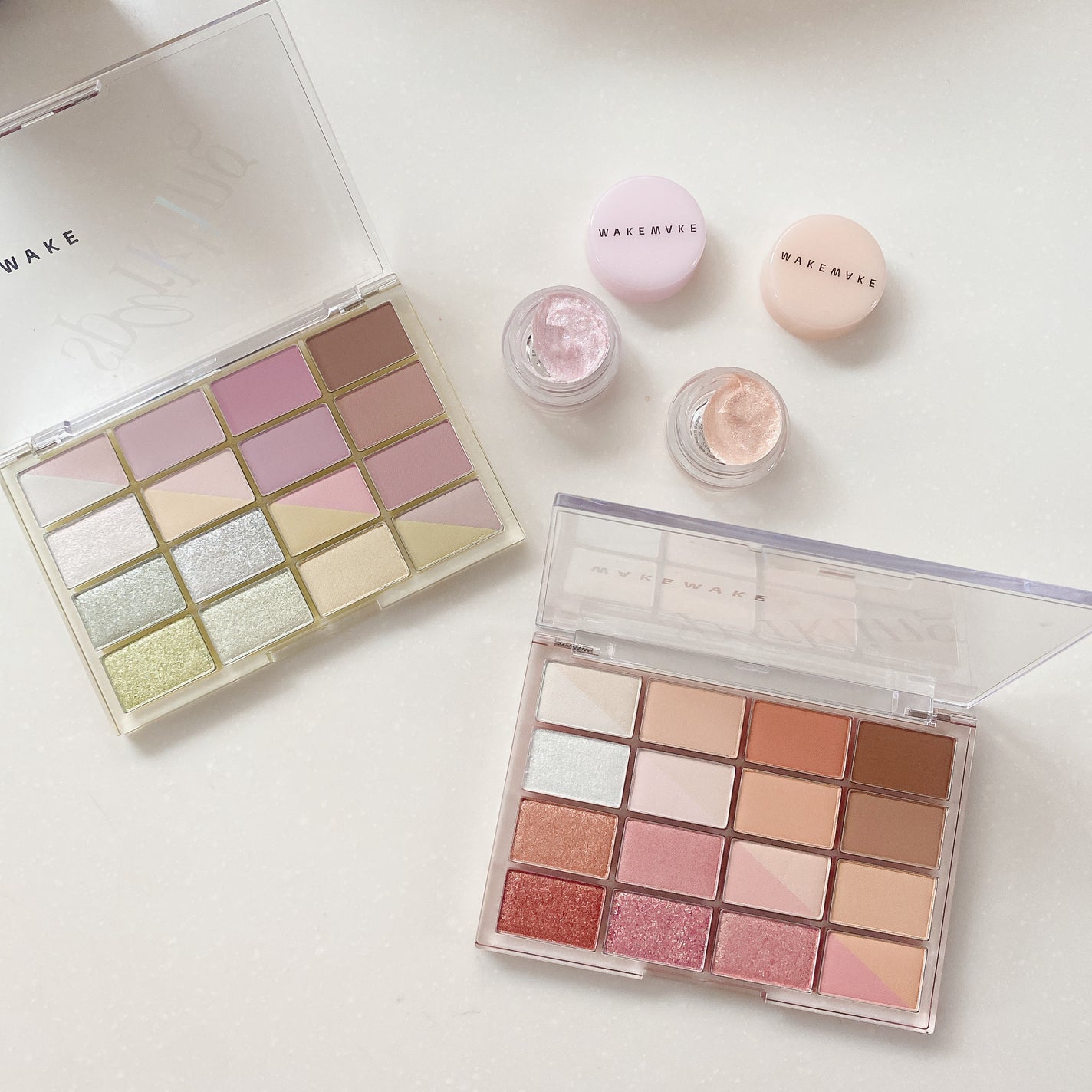 ソフトブラーリングアイパレット/wakemake/アイシャドウパレットを使ったクチコミ(3枚目)