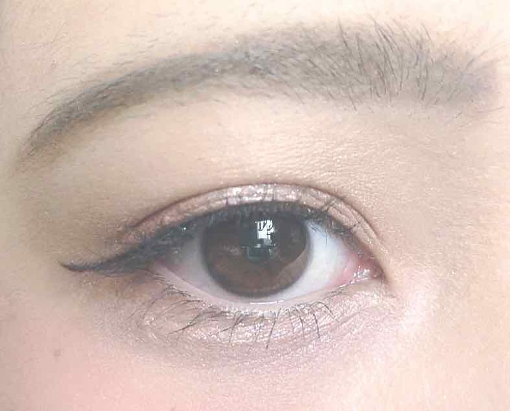 ジェルアイライナー/CEZANNE/ジェルアイライナーを使ったクチコミ（2枚目）