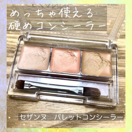 パレットコンシーラー/CEZANNE/パレットコンシーラーを使ったクチコミ(1枚目)