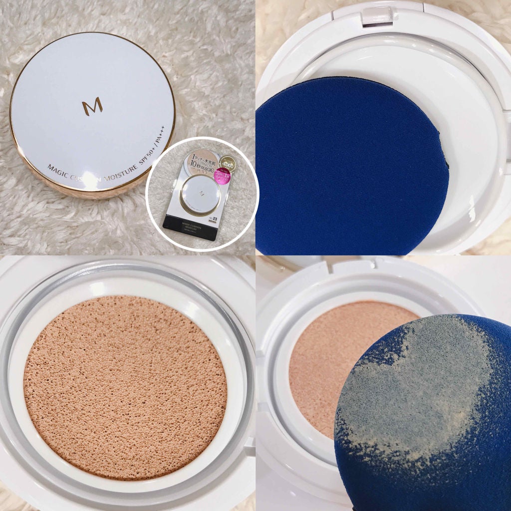 M クッション ファンデーション(モイスチャー)/MISSHA/クッションファンデーションを使ったクチコミ(2枚目)