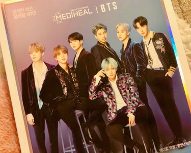 🌸MEDIHEAL ラブミー・カプセル・インマスクセット ーBTSスペシャルエディションー🌸 最近BTSが気になっててスキンケアやコスメもコラボしてるのを知って買ってみました♡(みんな顔が一緒に見えるの