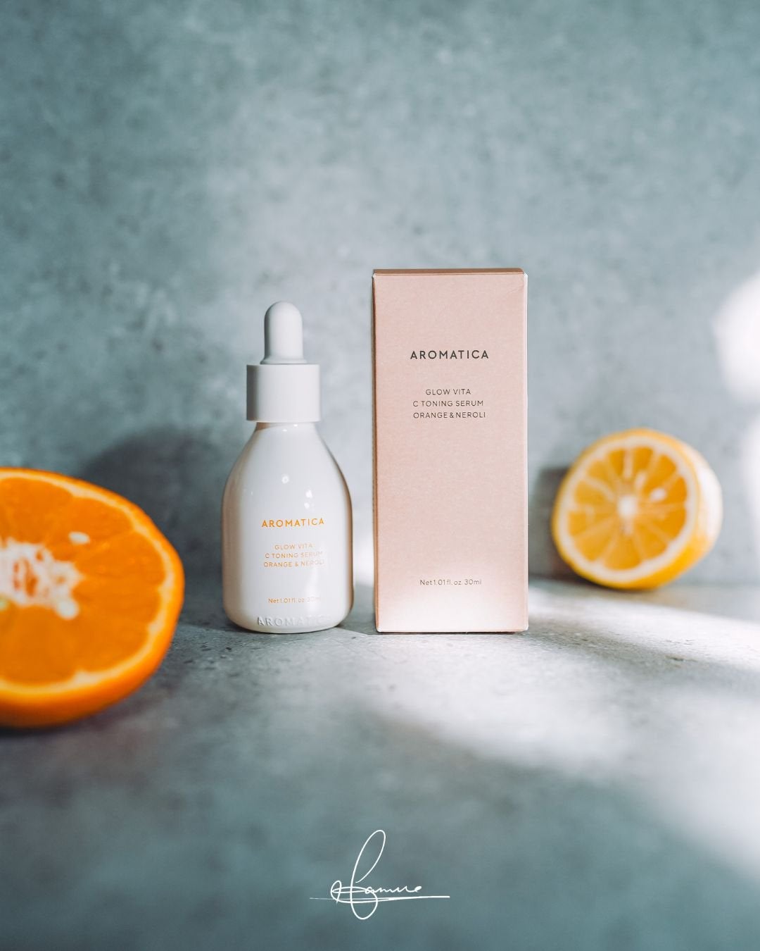 グロービタCトーニングセラム/AROMATICA/美容液を使ったクチコミ(2枚目)