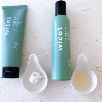 スカルプ&ヘア シャンプー/トリートメント リフレッシュ/wicot/市販シャンプーを使ったクチコミ(4枚目)