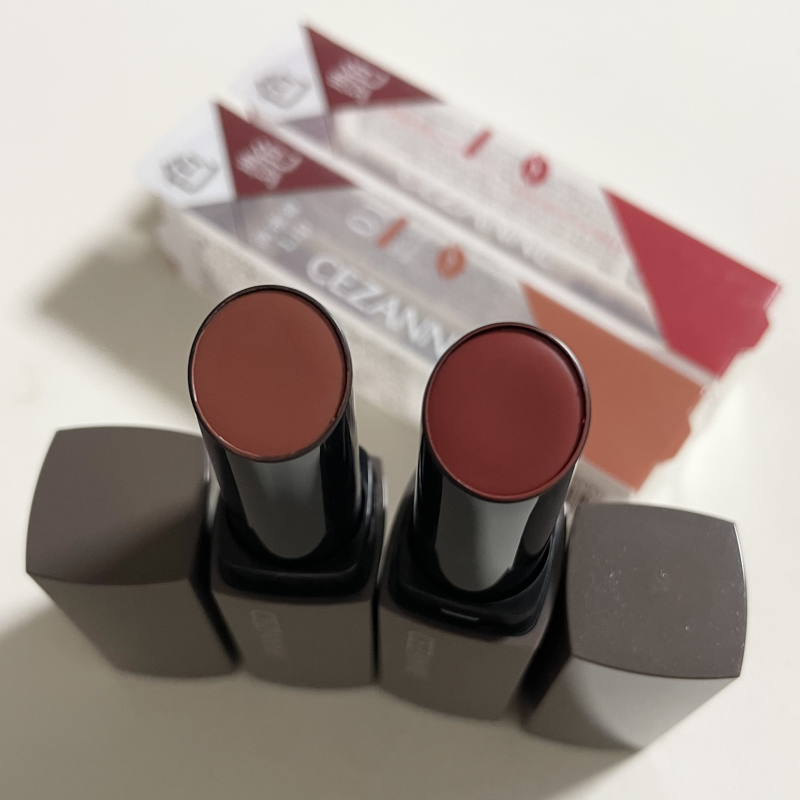 リップカラーシールド/CEZANNE/口紅を使ったクチコミ（2枚目）