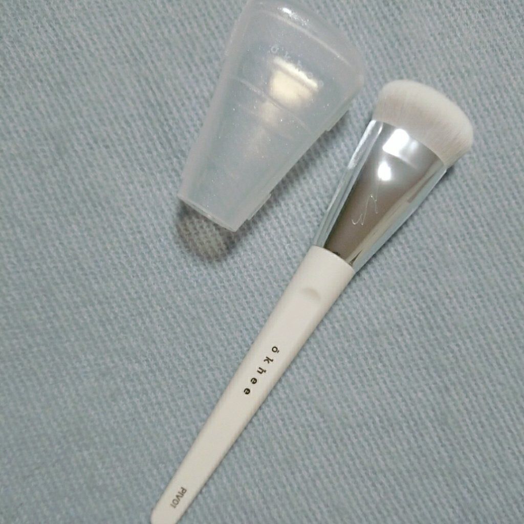 okhee 白玉ファンデーションブラシ/SOOA DOR/メイクブラシを使ったクチコミ（2枚目）