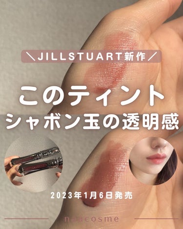 ジルスチュアート タイムレスグロウ ルージュティント 06 rosé at night/JILL STUART/口紅を使ったクチコミ（1枚目）