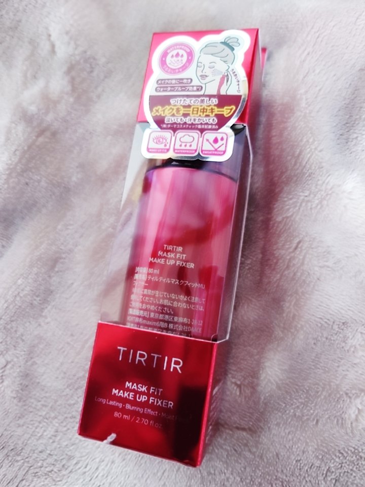 マスクフィット メイクアップフィクサー/TIRTIR(ティルティル)/フィックスミストを使ったクチコミ（2枚目）