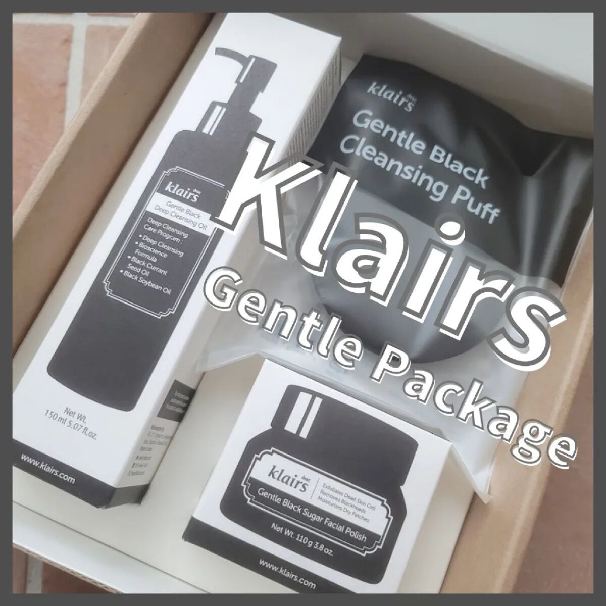 ジェントルブラックディープクレンジングオイル(150ml)/Klairs/オイルクレンジングを使ったクチコミ（1枚目）