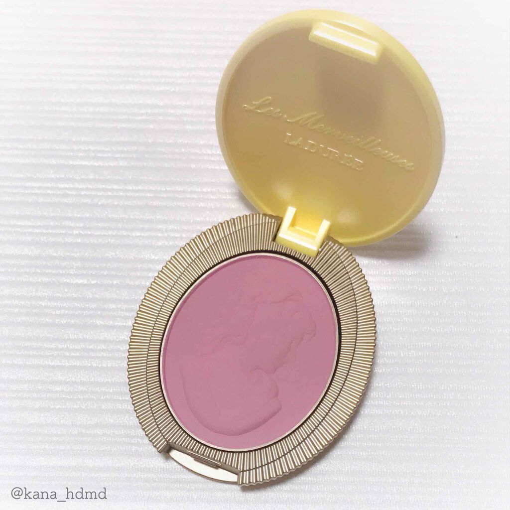 プレスト チークカラー N （ミニ）/レ・メルヴェイユーズ ラデュレ/パウダーチークを使ったクチコミ（1枚目）