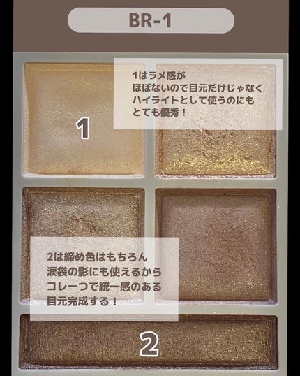 リッテちゃん on LIPS 「【デパコス級】プチプラアイシャドウが優秀すぎたスライドver...」(7枚目)