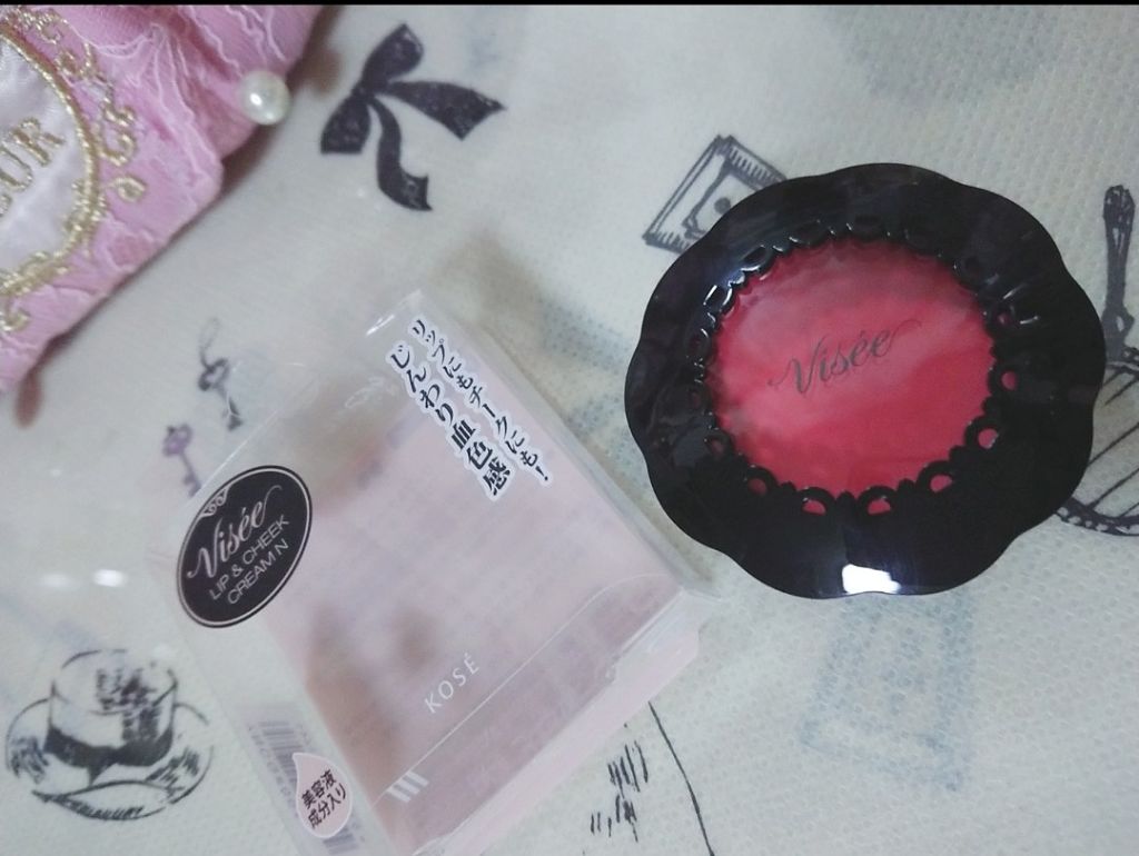 リシェ リップ＆チーククリーム Ｎ/Visée/ジェル・クリームチークを使ったクチコミ（1枚目）