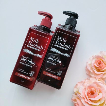 センシティブ シャンプー / トリートメント ダマスクローズ/ミルクバオバブ/市販シャンプーを使ったクチコミ(9枚目)