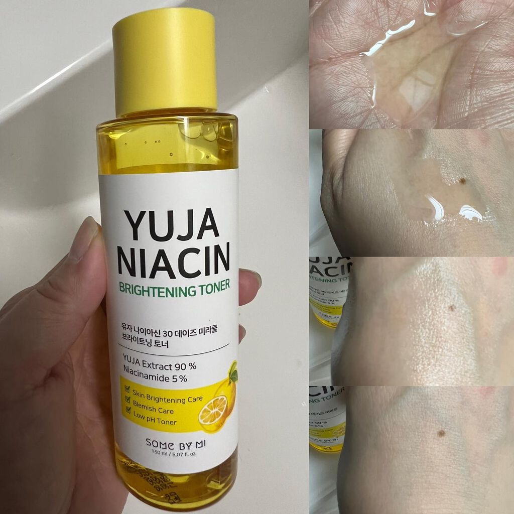 ユズナイアシン30 デイズ ミラクルブライトニング トナー/SOME BY MI/化粧水を使ったクチコミ（3枚目）