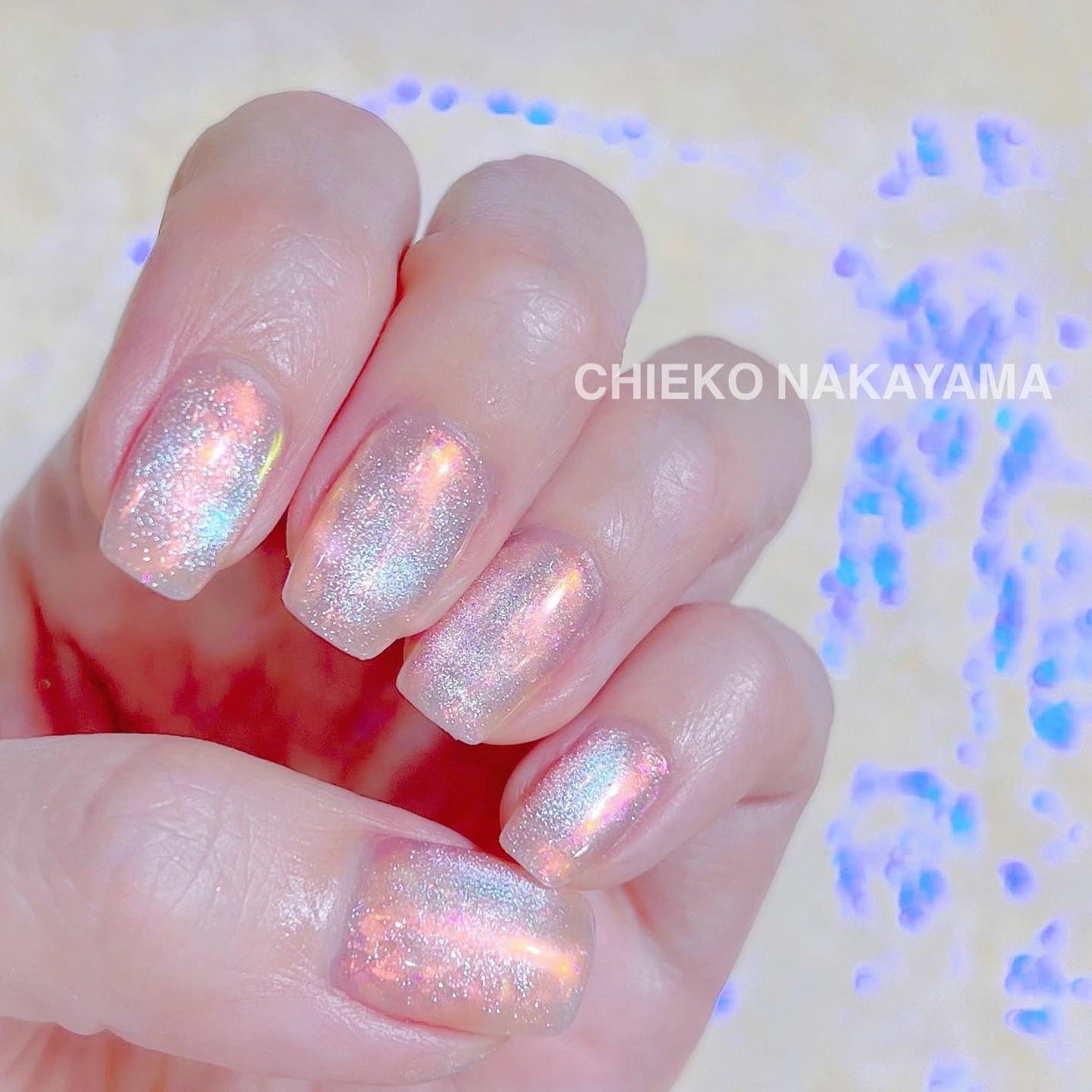 なかやまちえこ on LIPS 「最高にかわいいマイネイルになりました💅⠀⠀#youtubeライ..」(1枚目)