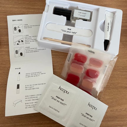 セルフカスタム ネイルシール/KEEPU/ネイルシールを使ったクチコミ(3枚目)